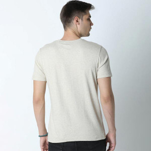 Men Beige Sustainable T-shirt