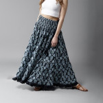 Women Maxi Pure Cotton Skirt